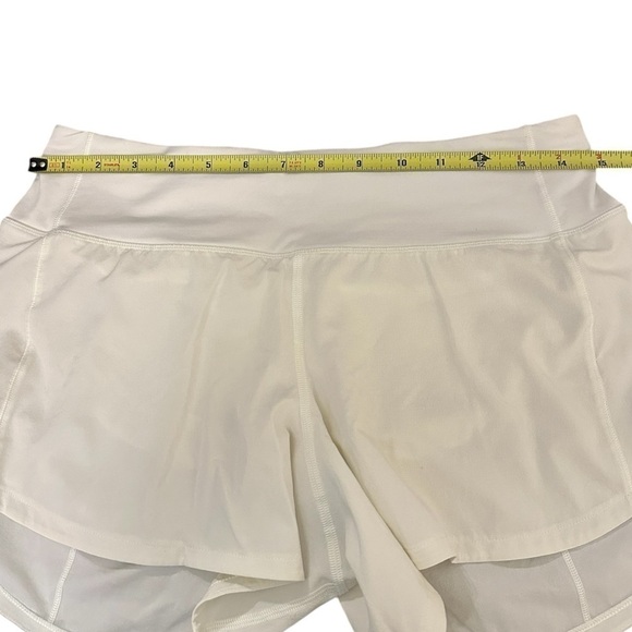 Lululemon Light Pastel Yellow Speed Up High-Rise Lined Short 3.5" Inseam Size 6 - Picture 9 of 12